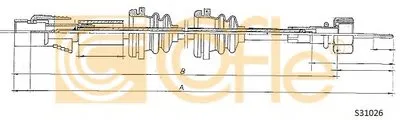 Тросик спидометра COFLE купить