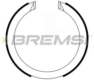 Комплект тормозных колодок, стояночная тормозная система BREMSI купить