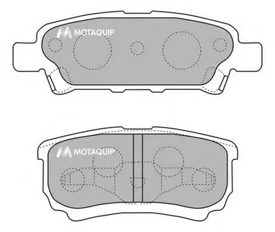 Комплект тормозных колодок, дисковый тормоз MOTAQUIP купить