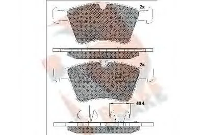 Комплект тормозных колодок, дисковый тормоз R BRAKE купить