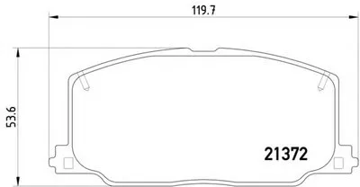 Комплект тормозных колодок, дисковый тормоз HELLA купить
