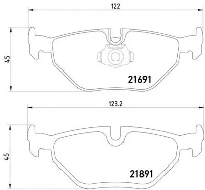 Комплект тормозных колодок, дисковый тормоз HELLA купить