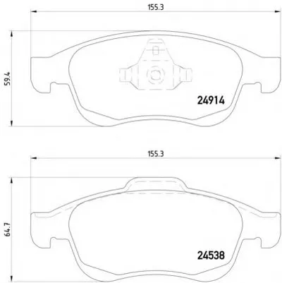 Комплект тормозных колодок, дисковый тормоз HELLA PAGID купить