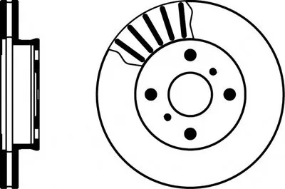 Тормозной диск HELLA купить