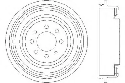 Тормозной барабан HELLA купить