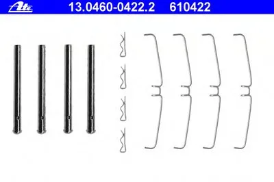 Комплектующие, колодки дискового тормоза ATE купить