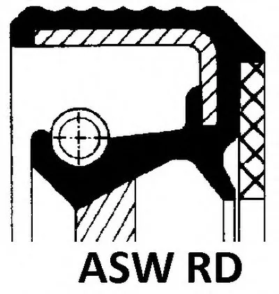 Уплотняющее кольцо, дифференциал; Уплотнительное кольцо ELRING купить