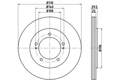 Тормозной диск MINTEX купить