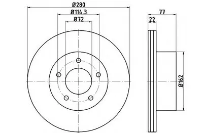 Тормозной диск MINTEX купить