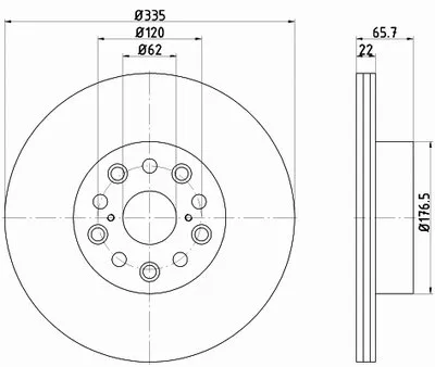 Тормозной диск PRO TEXTAR купить