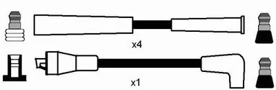 Комплект проводов зажигания NGK купить