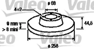 Тормозной диск VALEO купить