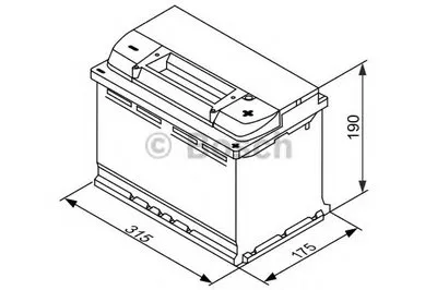 Стартерная аккумуляторная батарея; Стартерная аккумуляторная батарея S5 BOSCH купить