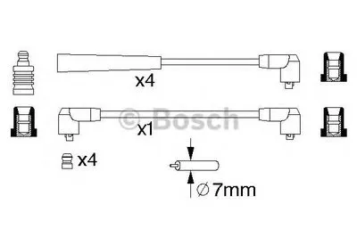 Комплект проводов зажигания