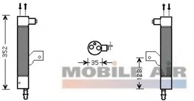 Осушитель, кондиционер VAN WEZEL купить