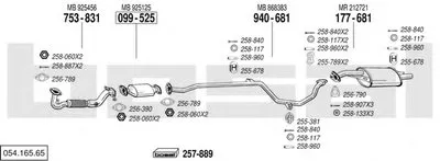 Система выпуска ОГ BOSAL купить