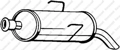 Глушитель выхлопных газов конечный BOSAL купить