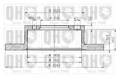 Тормозной диск QUINTON HAZELL купить