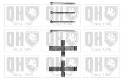 Комплектующие, колодки дискового тормоза QUINTON HAZELL купить