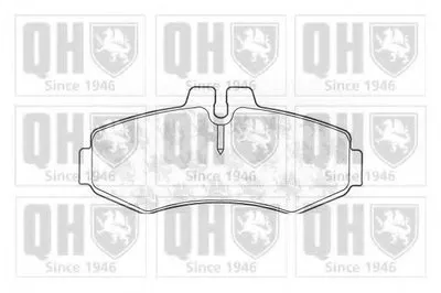 Комплект тормозных колодок, дисковый тормоз QUINTON HAZELL купить