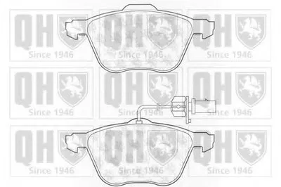 Комплект тормозных колодок, дисковый тормоз QUINTON HAZELL купить