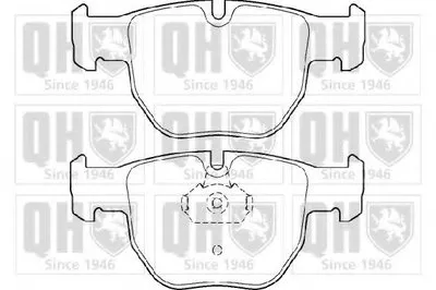 Комплект тормозных колодок, дисковый тормоз QUINTON HAZELL купить