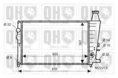 Радиатор, охлаждение двигателя QUINTON HAZELL купить