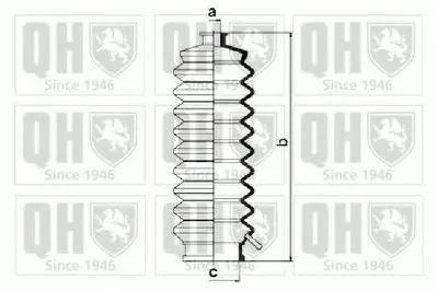 Комплект пылника, рулевое управление QUINTON HAZELL купить