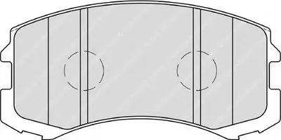 Комплект тормозных колодок, дисковый тормоз PREMIER FERODO купить