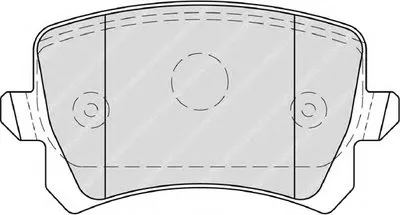 Комплект тормозных колодок, дисковый тормоз PREMIER FERODO купить