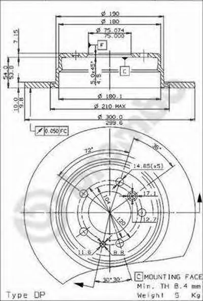 Тормозной диск BREMBO купить