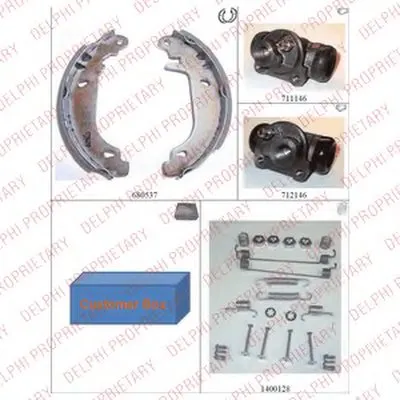 Комплект тормозных колодок DELPHI купить