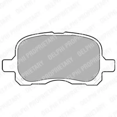 Комплект тормозных колодок, дисковый тормоз DELPHI купить