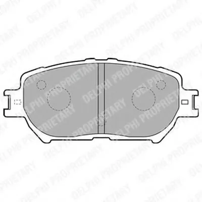 Комплект тормозных колодок, дисковый тормоз DELPHI купить
