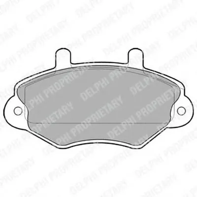 Комплект тормозных колодок, дисковый тормоз DELPHI купить