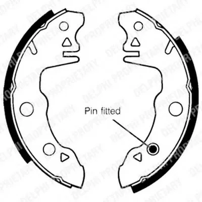 Комплект тормозных колодок DELPHI купить