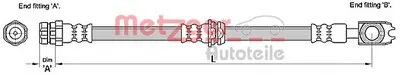 Тормозной шланг METZGER купить