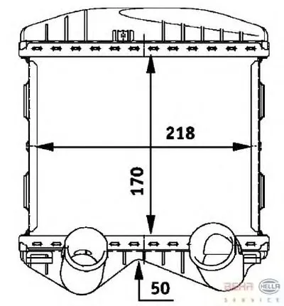 Интеркулер BEHR HELLA SERVICE купить