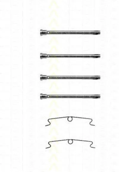 Комплектующие, колодки дискового тормоза TRISCAN купить