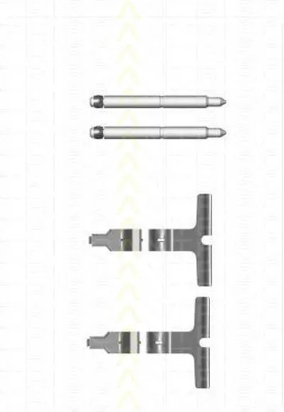 Комплектующие, колодки дискового тормоза TRISCAN купить