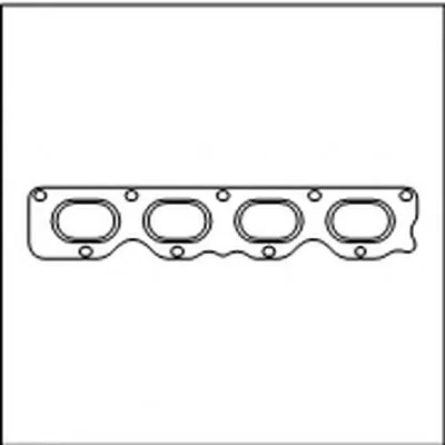 Прокладка, выпускной коллектор HJS купить