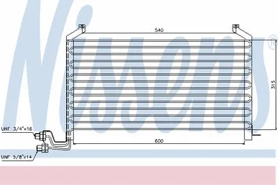 Конденсатор, кондиционер NISSENS купить