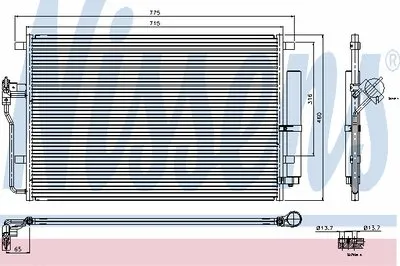 Конденсатор, кондиционер NISSENS купить