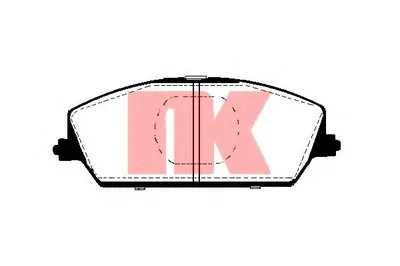 Комплект тормозных колодок, дисковый тормоз NK купить