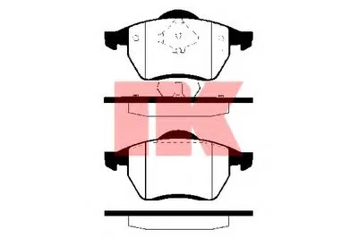 Комплект тормозных колодок, дисковый тормоз NK купить