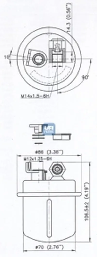 Топливный фильтр UFI купить