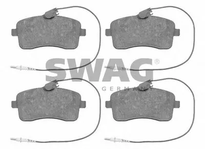 Комплект тормозных колодок, дисковый тормоз SWAG купить