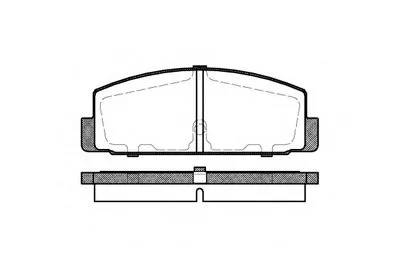 Комплект тормозных колодок, дисковый тормоз REMSA купить