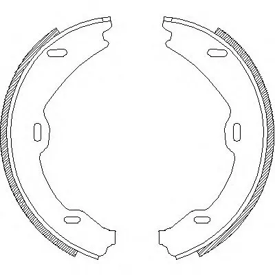 Комплект тормозных колодок, стояночная тормозная система REMSA купить