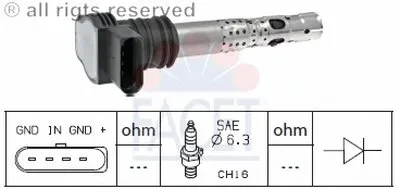 Катушка зажигания FACET купить
